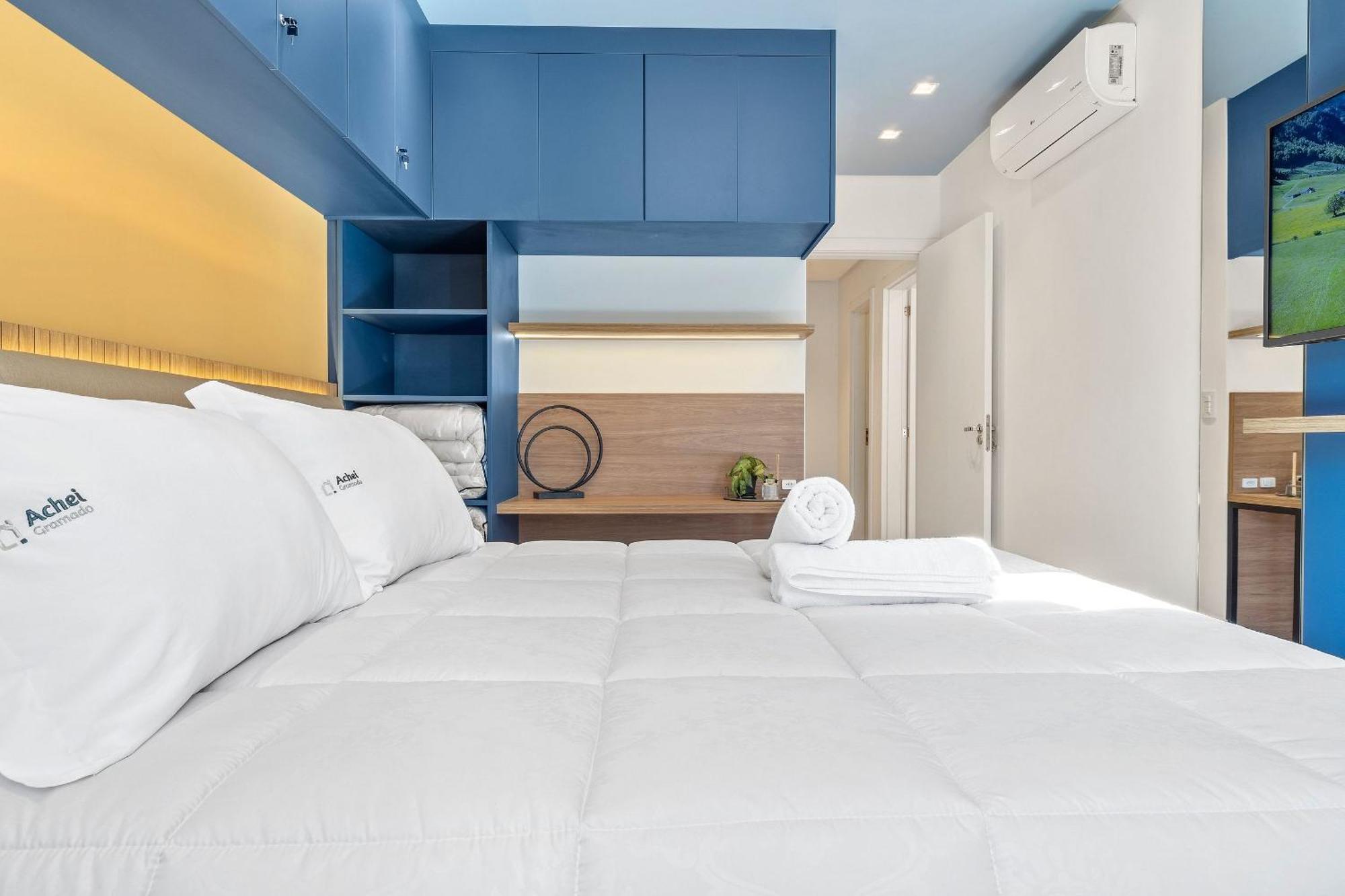 Apartamento Bellagio 2 Suites E Piscina By Achei Canela Ngoại thất bức ảnh