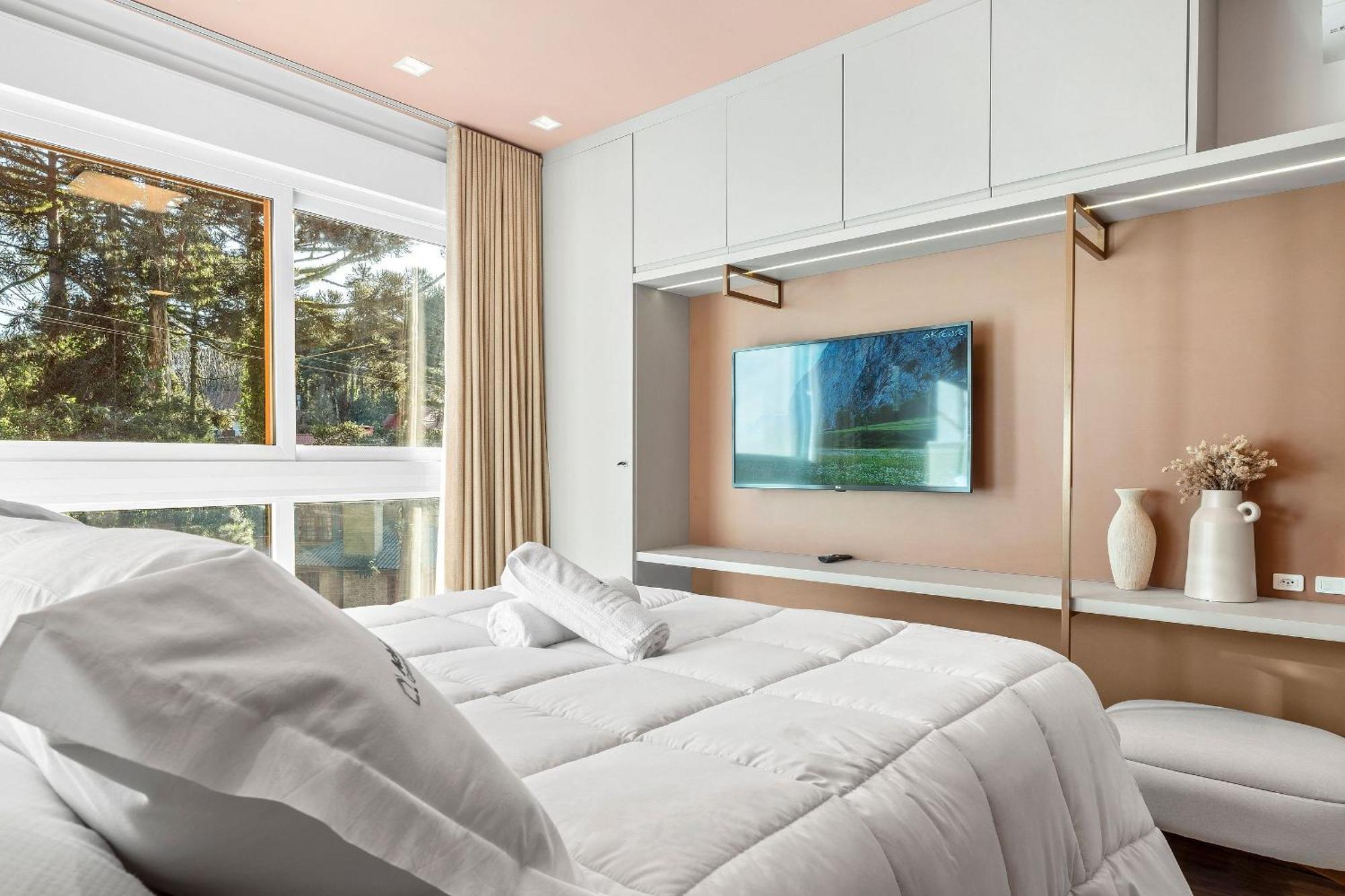 Apartamento Bellagio 2 Suites E Piscina By Achei Canela Ngoại thất bức ảnh