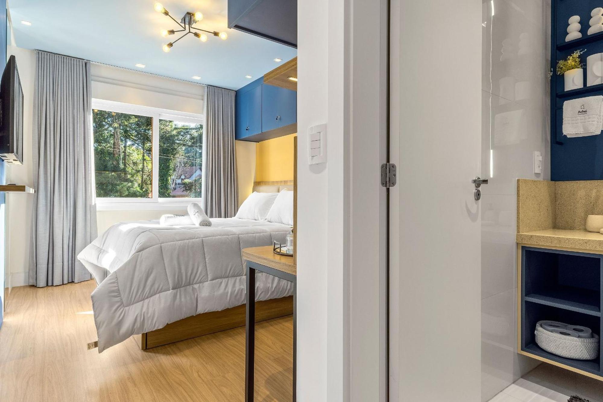 Apartamento Bellagio 2 Suites E Piscina By Achei Canela Ngoại thất bức ảnh
